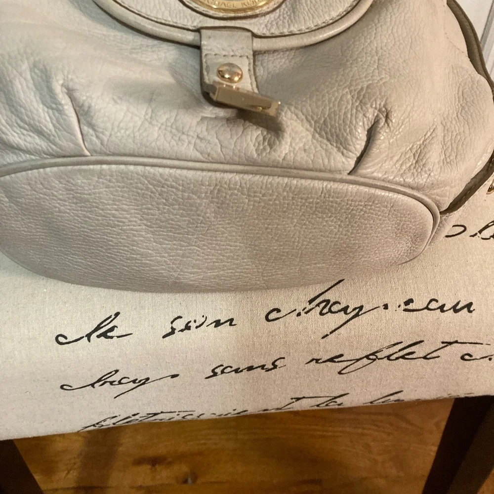 MICHAEL KORS HOBO LEATHER SHOULDERBAG TOTE Satchel MK SIGNATURE